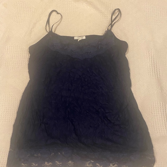 Maurices-Size XL tank-Lace detail-Wine/Navy/Gray - Picture 5 of 11